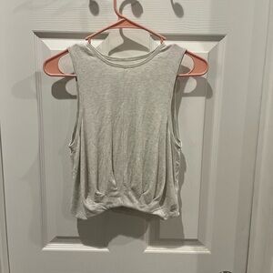 Vuori Heather Gray Muscle Tee